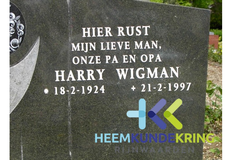 Grafstenen kerkhof Herwen Coll. HKR H. Wigman (255)